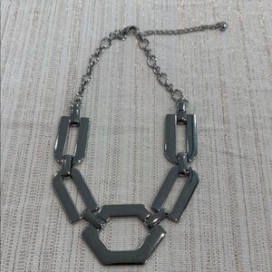 Chico’s Silver Geometric Necklace